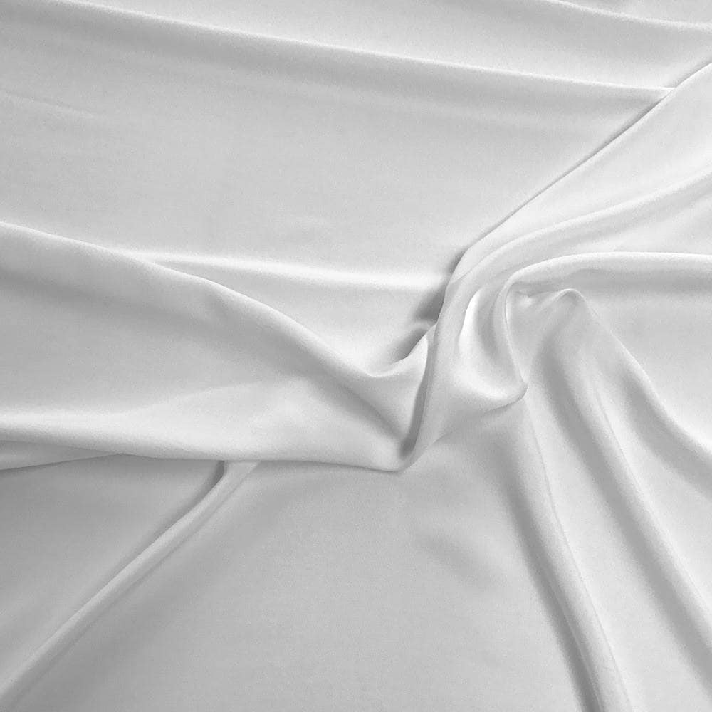 White Rayon Challis Fabric 100 Rayon 53/54 wide Sold by