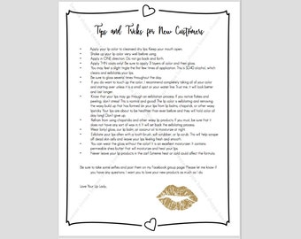 Printable Gift Certificate LipSense SeneGence Gift Card