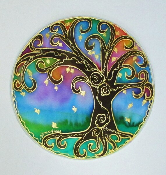 Download rainbow tree mandala Tree of Life art mandala art spiritual