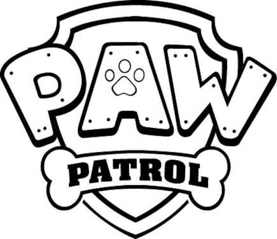 paw patrol rocky svg free black and white