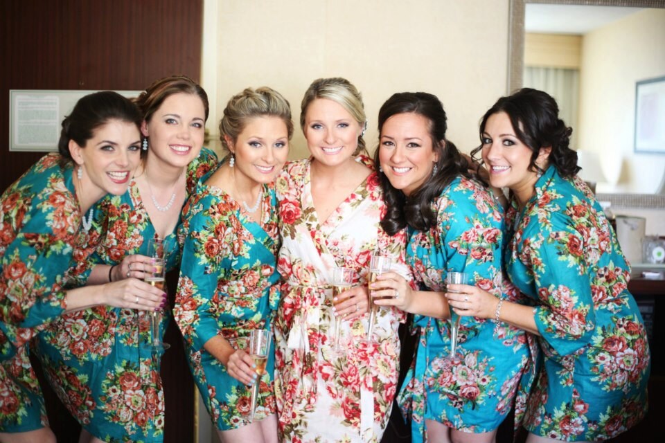 bridesmaid robes set of 6
