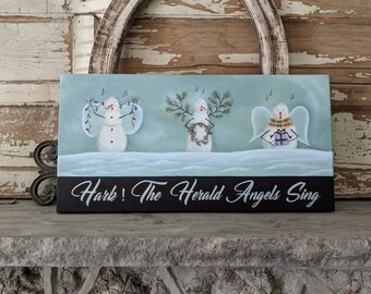 Hark! The Herald Angels Sing tole painting pattern