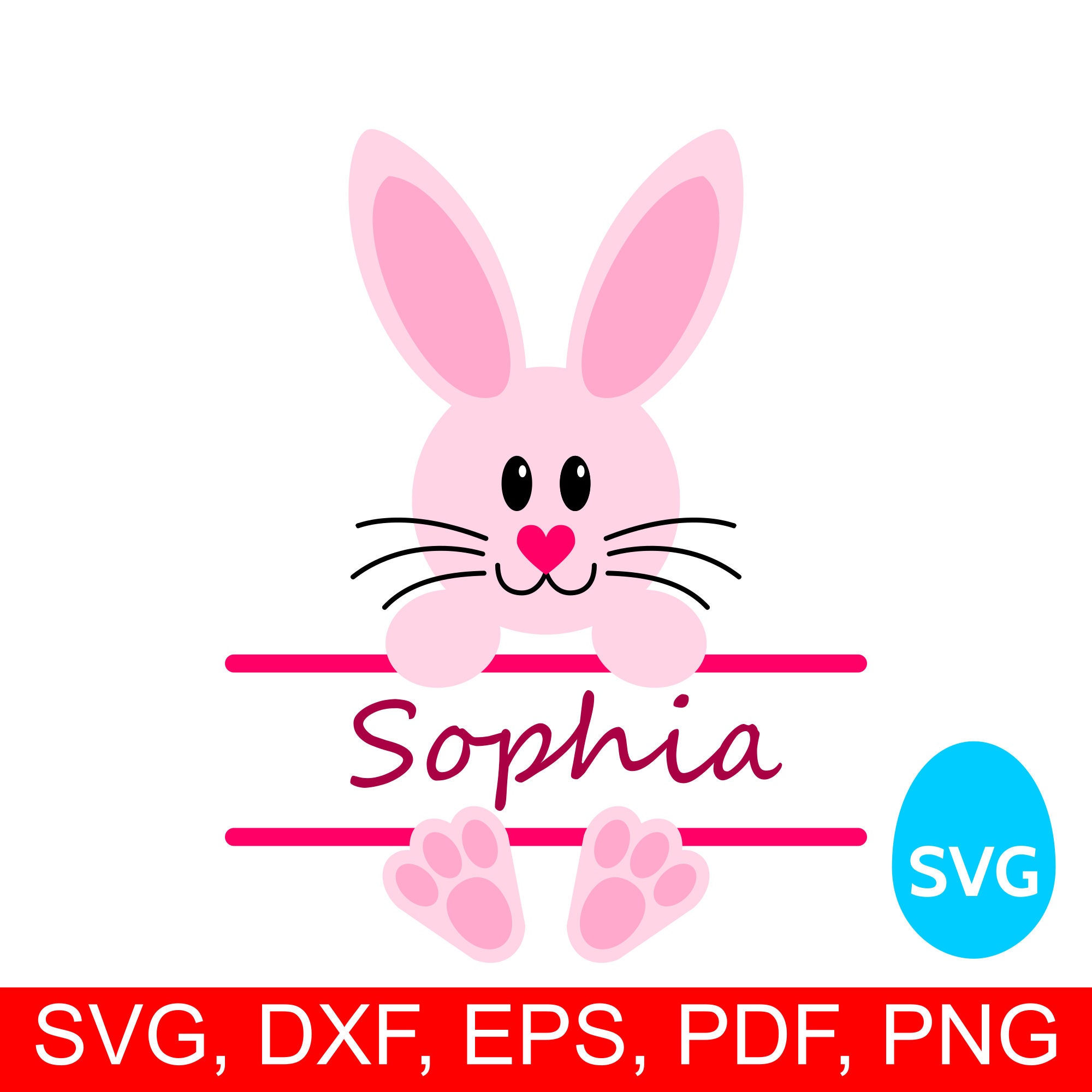 Free Free Easter Bunny Monogram Svg Free 380 SVG PNG EPS DXF File