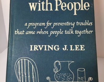 Vintage How To Talk With People by Irving J. Lee, Vintage Book