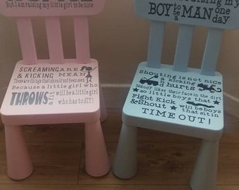 Time out chair decal ****SALE one week only****