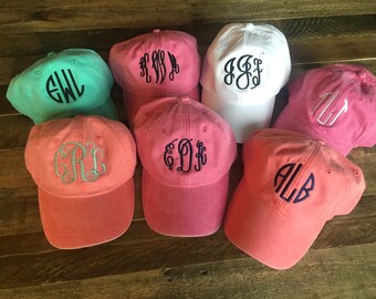 Monogram Hat - Monogrammed Cap, Personalized Monogram Hat, Custom Monogram