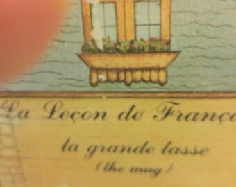 SIGMA Tastesetter La Lecon de Francais by Marsten Mandrajji La grande tasse Mug Boxed