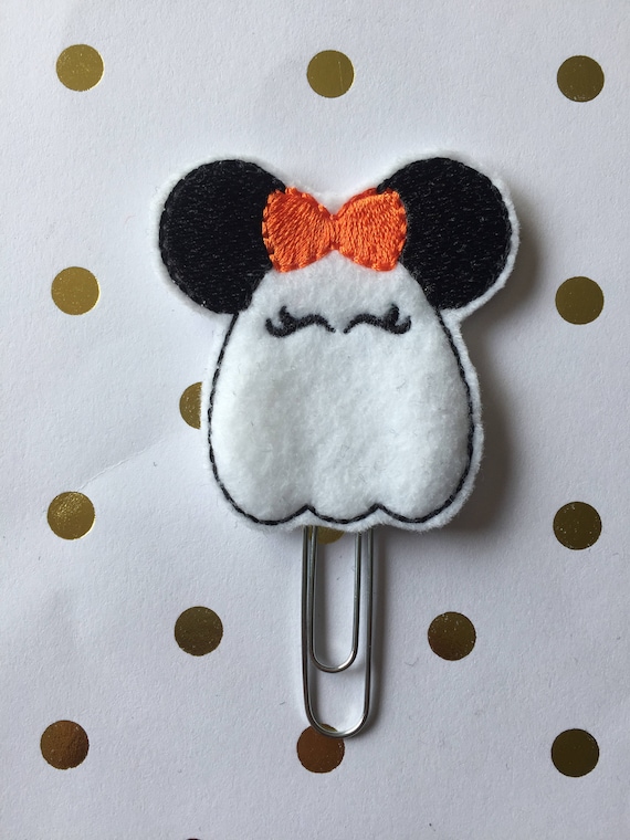 Girl Mouse Ghost planner Clip/Bookmark. Character Planner Clip. Mouse Planner Clip. Girl Mouse Planner clip. Halloween Planner clip