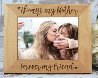 Mothers Day Gift, Personalized Picture Frame, Engraved Photo Frame, Gift For Mom, Frame, Gift For Her, Personalized Gift, FRM202