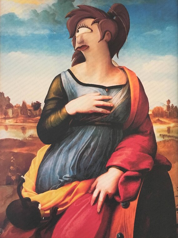 futurama leela and lord nibbler parody altered thrift art