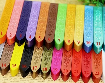 Sealing Wax Stick - Seal Wax - Stamp Wax - 24 Colors to Choose From