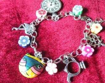 Pretty Alice in Wonderland charm bracelet
