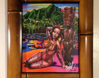 BigToe's Visions ofGauguin Giclee Print on Canvas, item 173