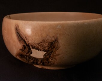 Box Elder Burl Wooden Bowl