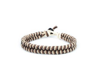 Thick Bracelet, Natural Bracelet, Hemp Bracelet, Mens Bracelet