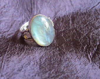 Labradorite Silver Ring