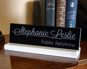 Office Desk Sign Personalized Wooden Sign Office Desk Unique