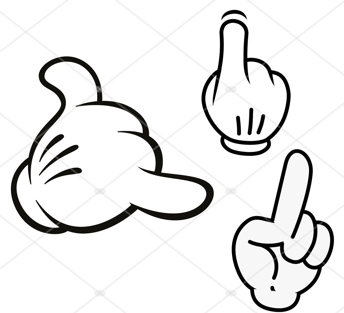 Download Mickey Mouse hands SVG files, Mickey svg, Mickey mouse ...