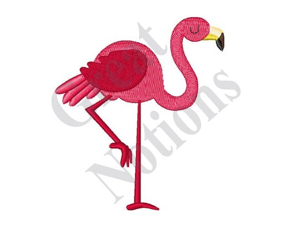 Flamingo Machine Embroidery Design Flamingo valance