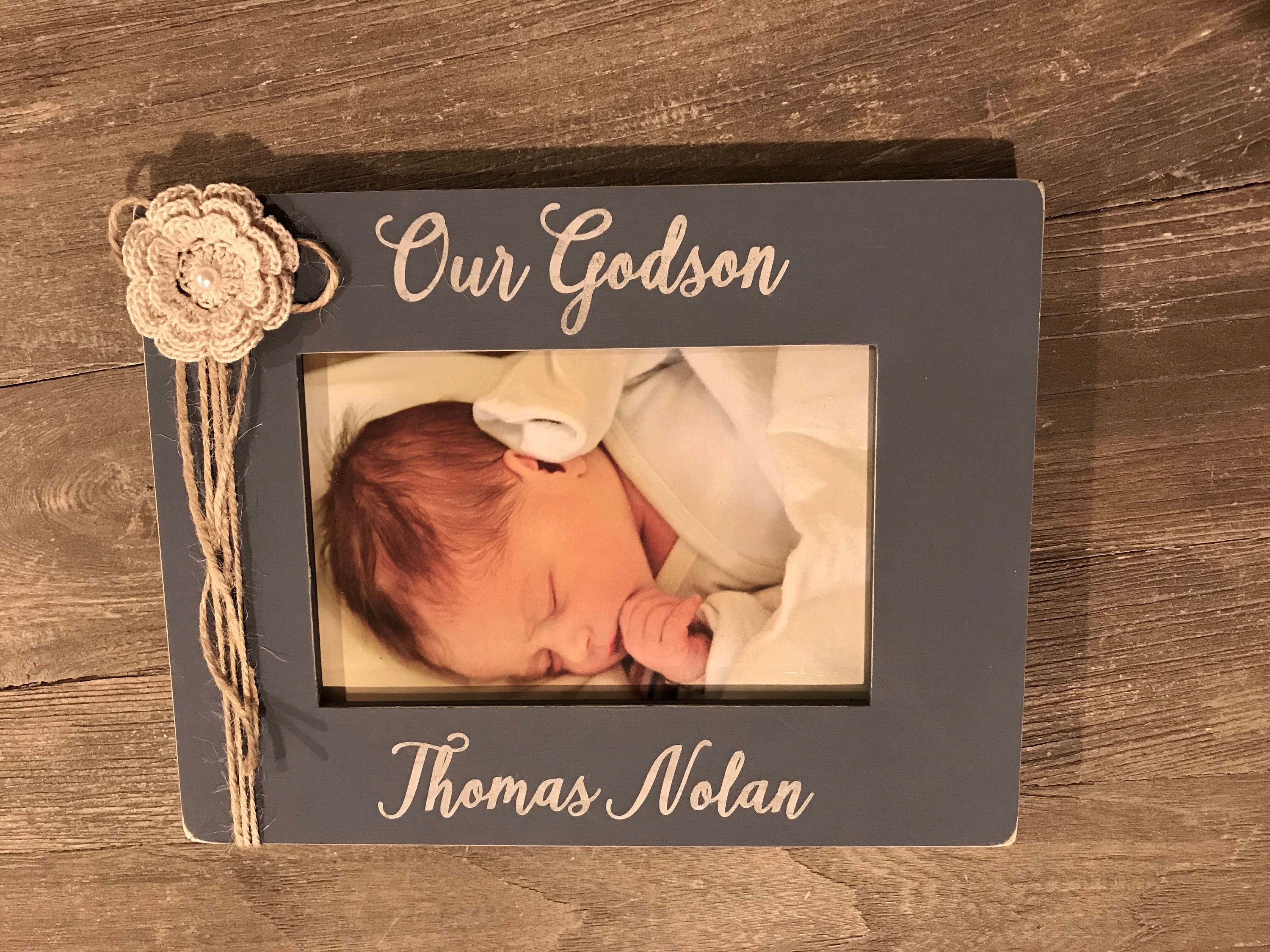 Personalized Godson Godchild Picture Photo Frame