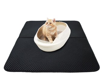 Double-layer Cat Litter Mat with FREE Litter Shovel