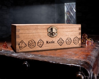 Add Custom Text/Name to the front of my Dice Box
