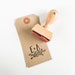 Custom Wedding Monogram Stamp - hand drawn succulent stamp with hand lettered initials - Wedding Suite Stamp - Custom Wedding Stamp