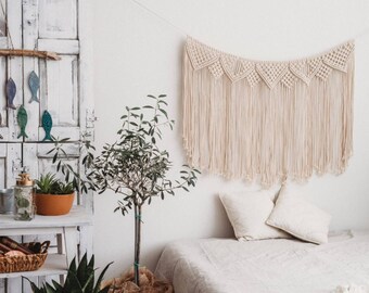 Large Macrame Wall Hanging * Macrame Curtain * Macrame Wall Art * Home Decor * Makramé Wall * Wall Tapestry * Hygge Decor * Wall Decor