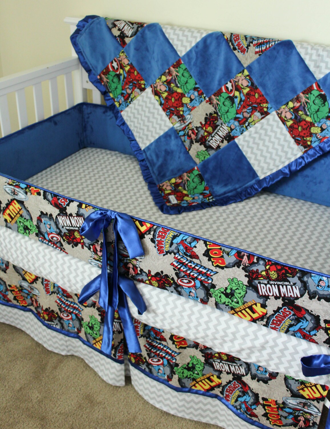 Avengers crib sheet Clearance