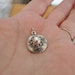 Ladies Hat with Flowers Sterling Silver Charm
