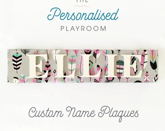 Custom Made Name Plaque
