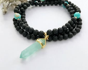 Buddhist Prayer Beads, Prayer Beads, Mala Necklace, Mala, Mala Beads, Yoga Necklace, 108 Mala Beads, Japa Mala, Yoga, Meditation Necklace