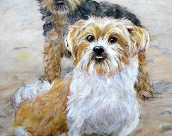 Custom Pet Portraits Personality Plus Oils by CustomPortraitArt