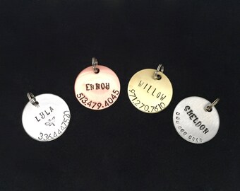 1 dog tag for collar custom pet id tag pet tag dog