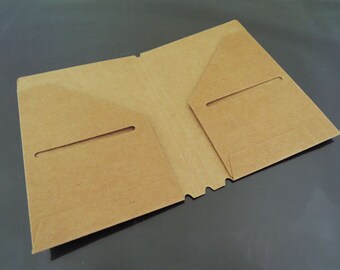 Card Folder - 5pcs Kraft Name Card Folders Paper Folder Small Folders File