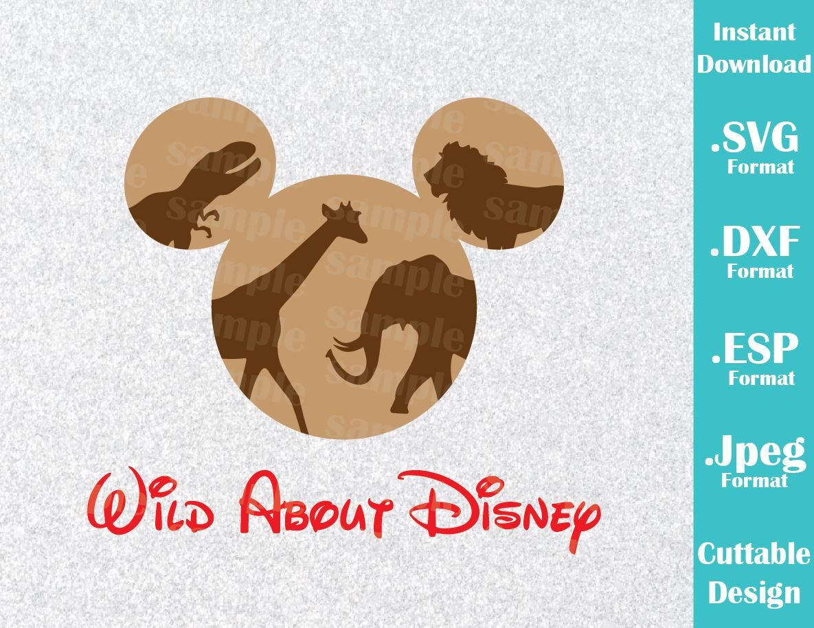 INSTANT DOWNLOAD SVG Disney Animal Kingdom Inspired Mickey