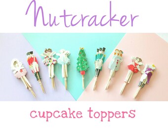 Meri Meri Nutcracker. Nutcracker. Nutcracker Birthday. Nutcracker Decorations. Christmas Cupcake Toppers. Sugar Plum Fairy. Nutcracker Suite