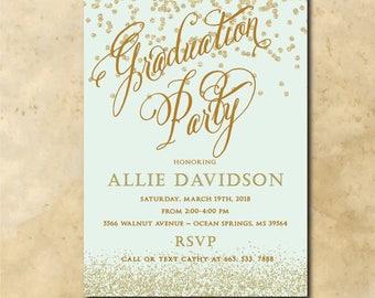 2018 graduation party invitations