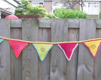 Crochet Garland, Colorful