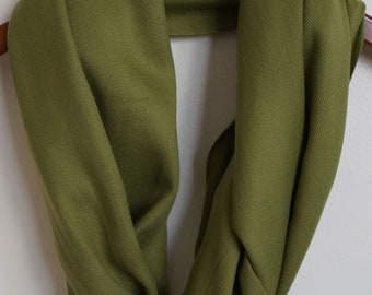 Dark Olive Green Scarf