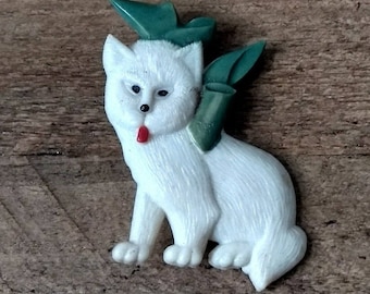 Genuine Vintage C1950s Novelty Brooch - Dog Brooch