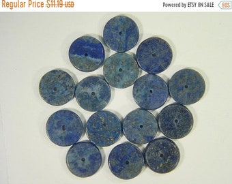 20% OFF 15 Natural AAA Afghanistan Lapis Lazuli 2-3mm x 14mm Rondelle Beads Lapidary 0441E