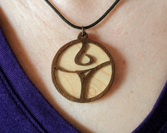 UU Flaming Chalice Necklace