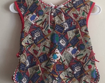School House Fun Girl's Smock Apron
