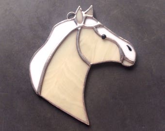 Horse decor, horse gifts, palomino horse, horse ornaments, equine decor, western ornaments, horse suncatcher, western decorations, tan horse