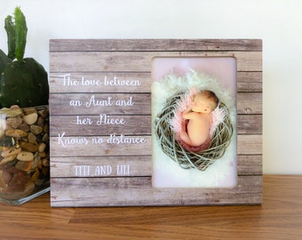 Long Distance Aunt Frame Niece Nephew Picture Frame Gift The Best Aunt Belongs to Me Frame Personalized Gift from Aunt Nursery Room Decor