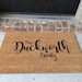 Personalized Family Doormat custom with your last name door mat with family name
