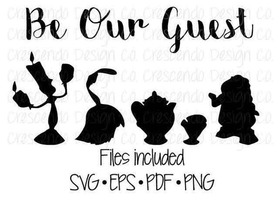 Be Our Guest Free Svg - 335+ DXF Include