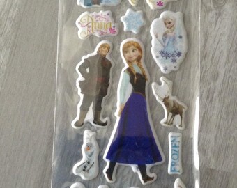 1 embroidery sheet decal elsa anna frozen