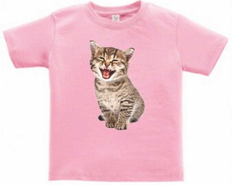Happy Kitten Toddlers/Kids T-Shirt